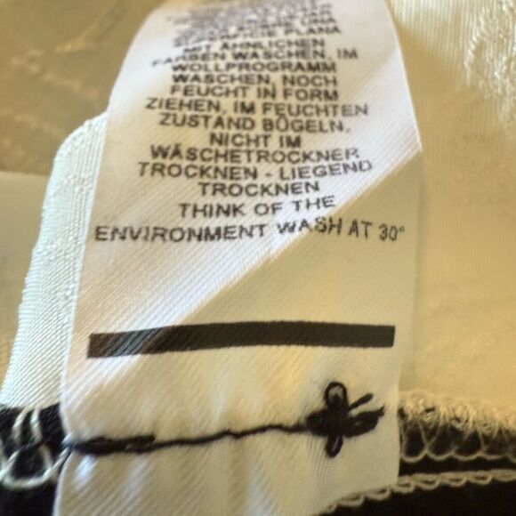 Top Shop Ivory & Black Colorblock Asymmetric Hem Maxi Dress Sz 2 Whimsygoth - Picture 10 of 15